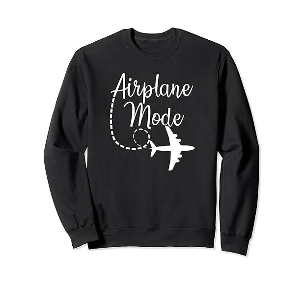 Airplane Mode Traveling Vacation Sweatshirt | Amazon (US)