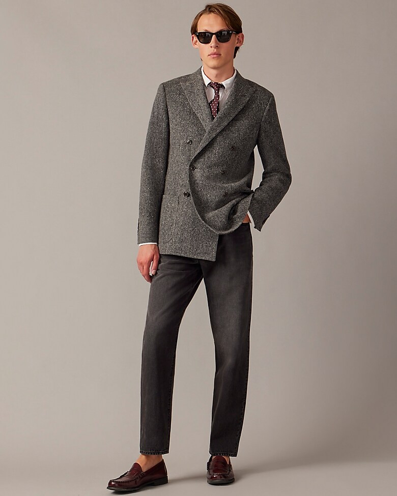 Kenmare double-breasted blazer in Irish Donegal wool | J. Crew US