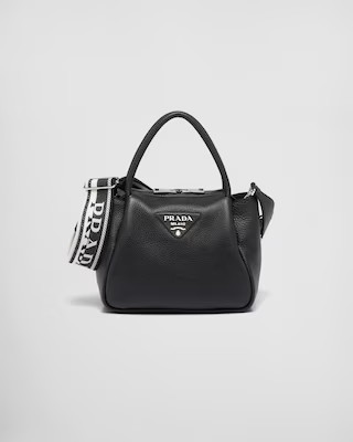 Small leather handbag | Prada Spa UK