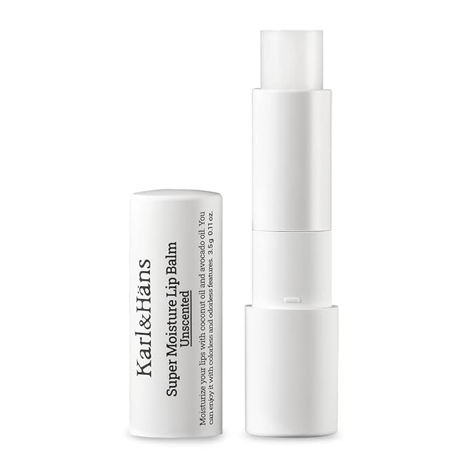 Karl&Hans Super Moisturizing Lip Balm - Unscented with Coconut & Avocado Oil for Lip Repair and C... | Amazon (US)