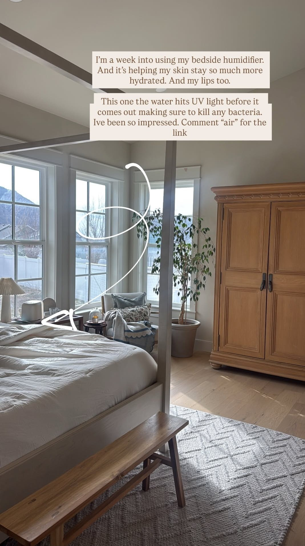 I have noticed a huge difference in the hydration of my skin and lips since I started using this bedside humidifier. 

#LTKmomlife #LTKselfcare