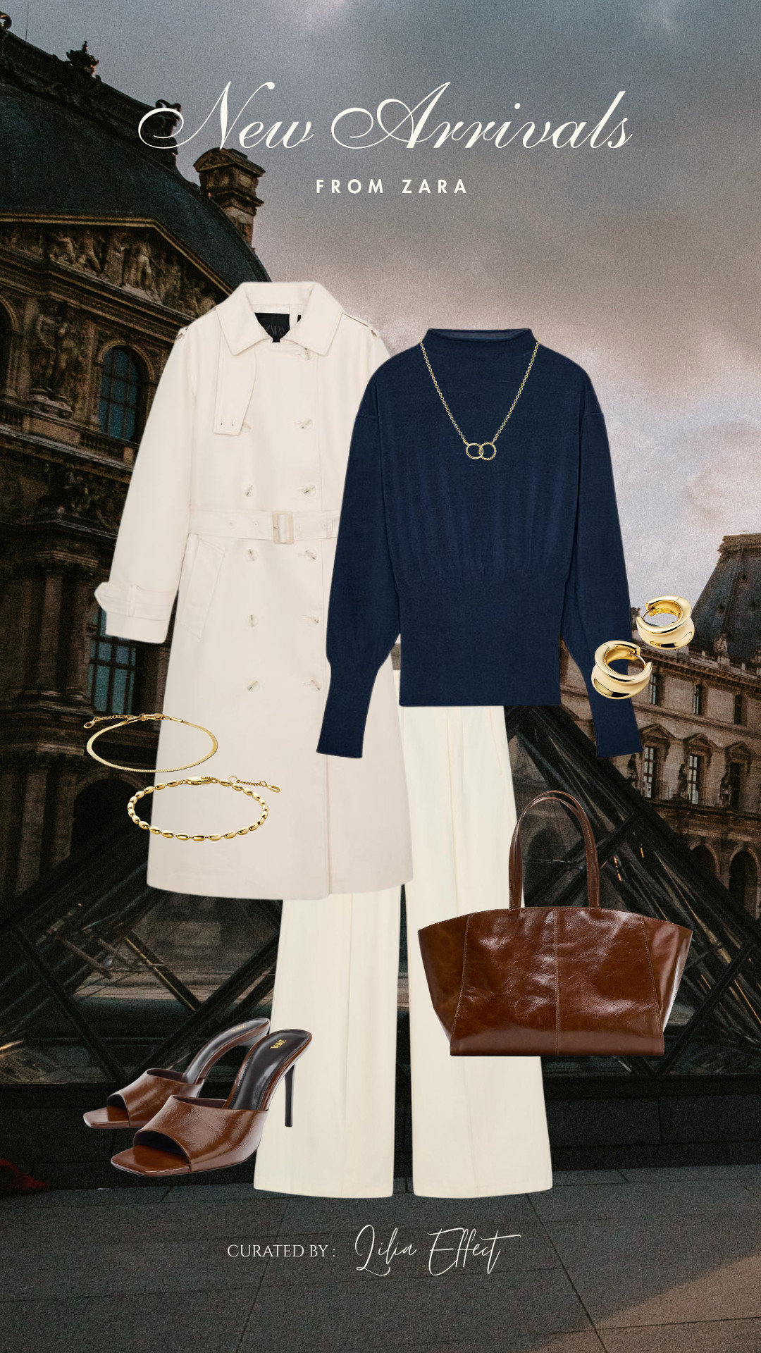 New arrivals, timeless mood 🤍 Cream layers, deep navy, rich browns, and soft gold touches — the kind of pieces that make getting dressed feel effortlessly elevated.
 

 #LTKgrwm #LTKootd #LTKSeasonal