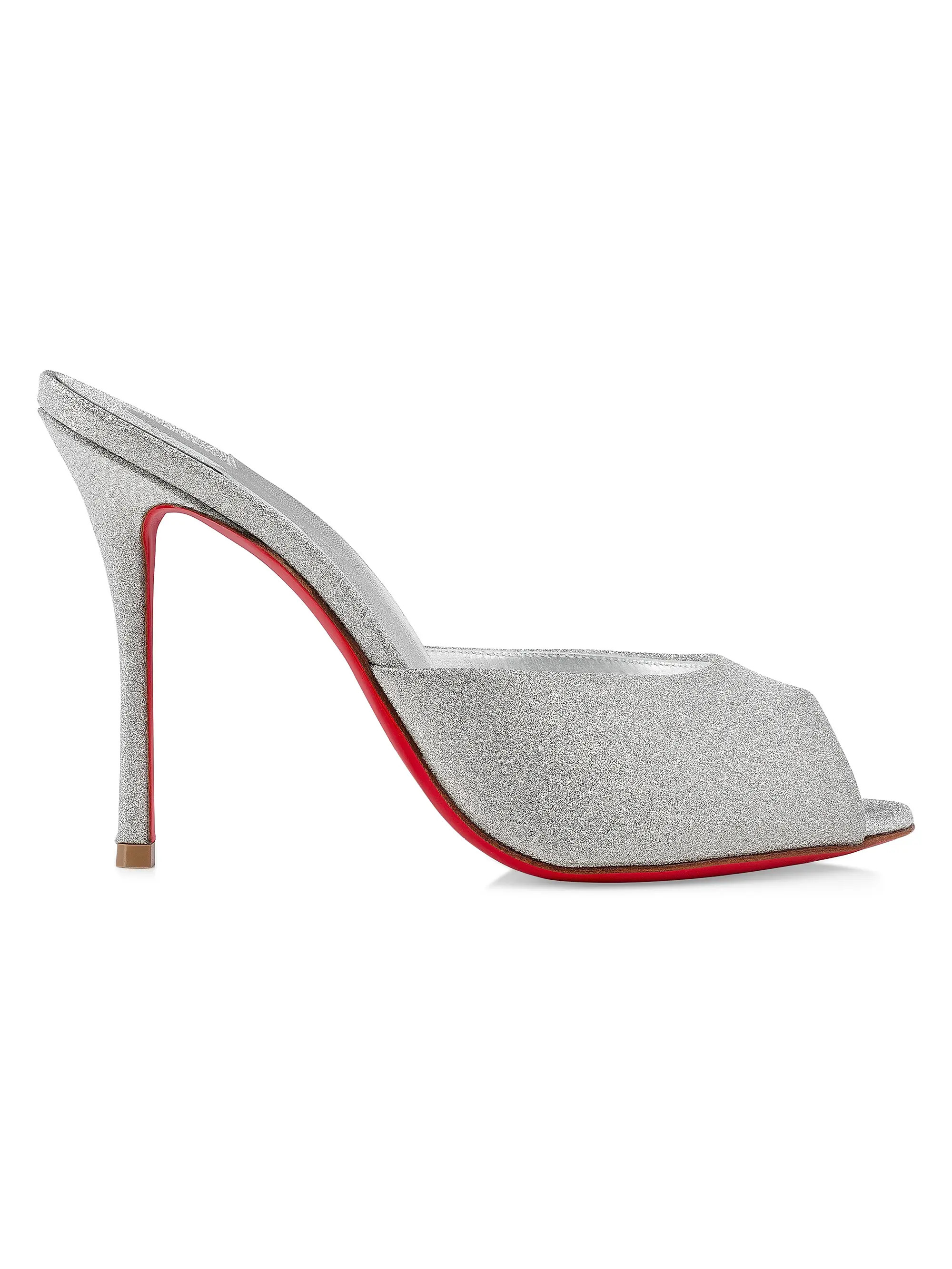 Christian Louboutin Me Dolly 100MM Patent Mules | Saks Fifth Avenue | Saks Fifth Avenue