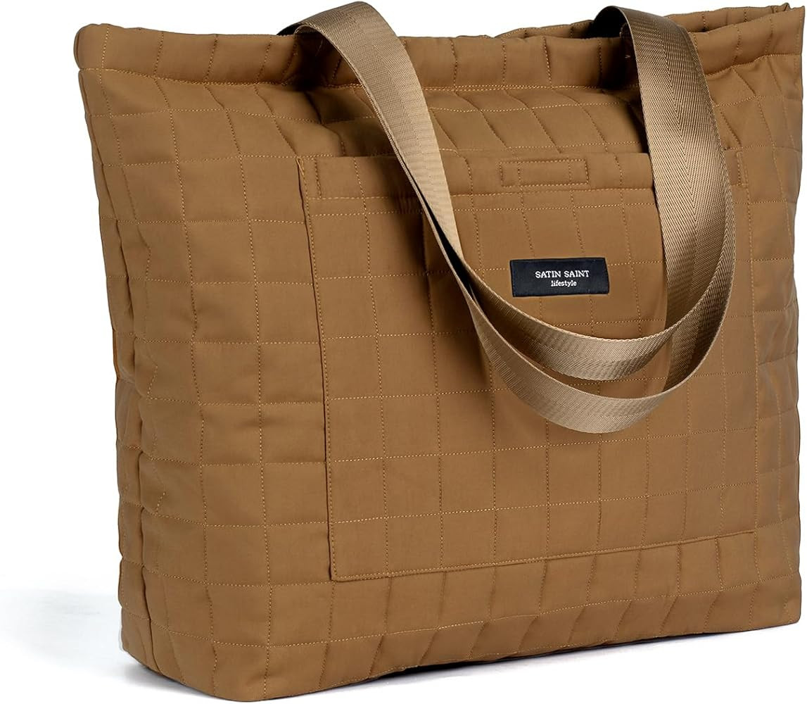 Large Tote Bag for Women Travel Tote Bag SATIN SAINT lifestyle Women Tote Bags for Work Daily Wom... | Amazon (US)
