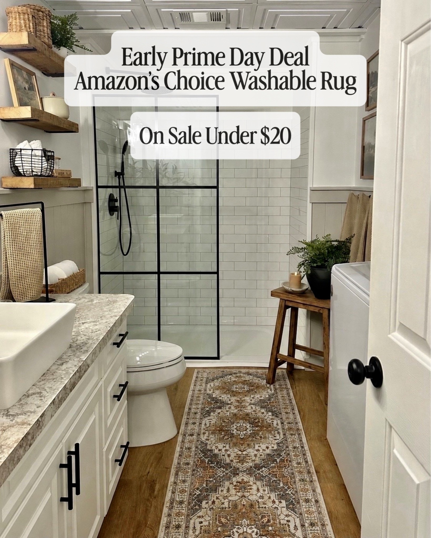 Under $20 Amazon’s Choice Runner. The easiest updates are often the ones that make the biggest difference. This Amazon’s Choice 2x8 runner adds warmth, texture, and a designer-inspired look to bathrooms, hallways, laundry rooms, and kitchens without stretching the budget. Even better, it’s currently under $20 and with 2K+ bought in the past month, it’s easy to see why it’s become a customer favorite. A timeless piece that’s as practical as it is beautiful.

#runnerrug #bathroomdecor #hallwaydecor #laundryroomdecor #kitchendecor #homedecor #neutraldecor #homestyling #amazonfinds #affordabledecor

#LTKHome #LTKSaleAlert