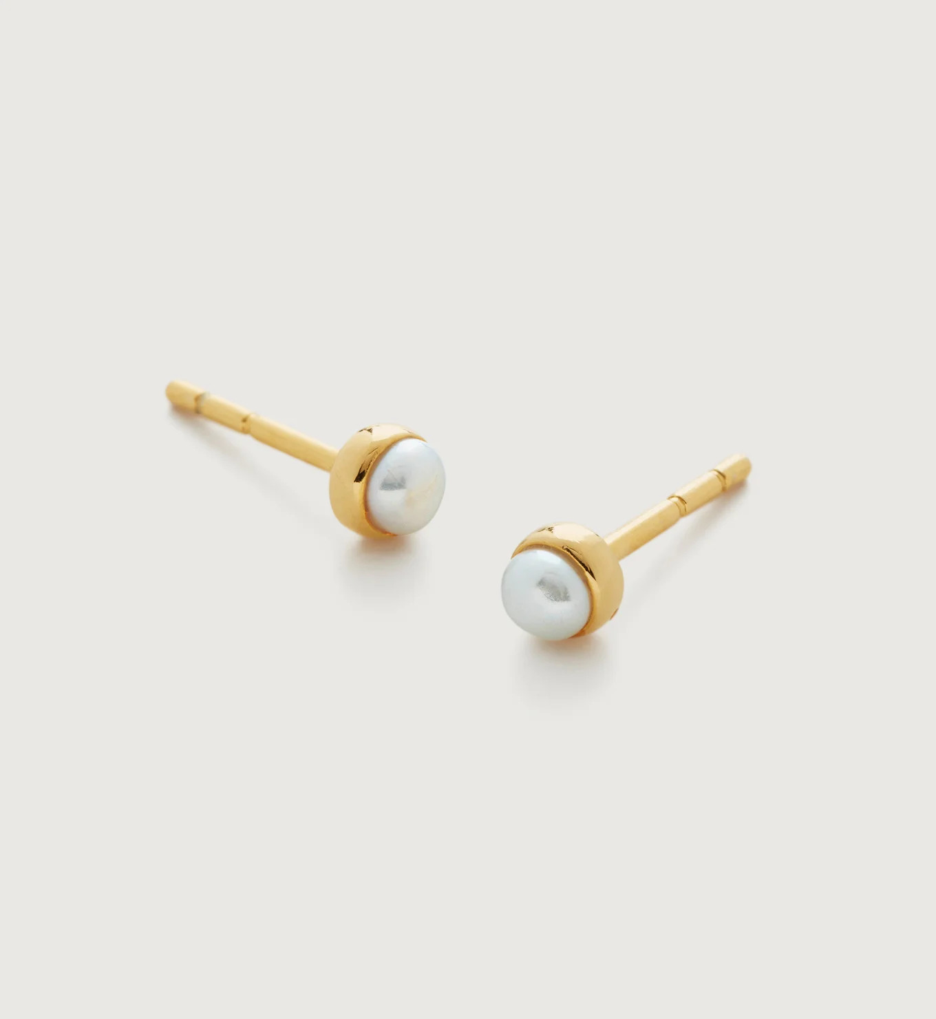 Mini Pearl Stud Earrings | Monica Vinader (Global)