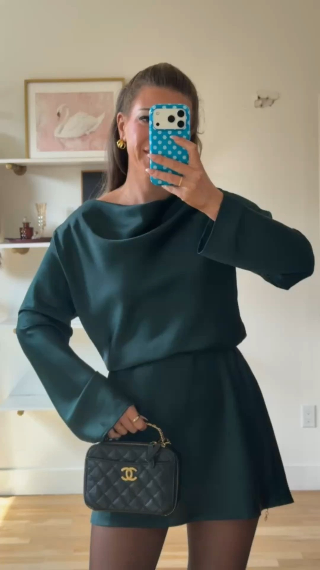 dark green satin mini with a cowl neck and long sleeves vici fall and winter wedding guest and special occasion dress ✨

codes -
vivi: emerson30
vivrelle: emerson20

In 5’4” and wearing my usual smalls

fall event, fall wedding guest dresses, cocktail dresses, semi-formal dresses, black tie wedding guest dresses, destination wedding guest dresses, garden party dresses, wedding guest outfit ideas

#LTKgrwm #LTKSeasonal #LTKWedding