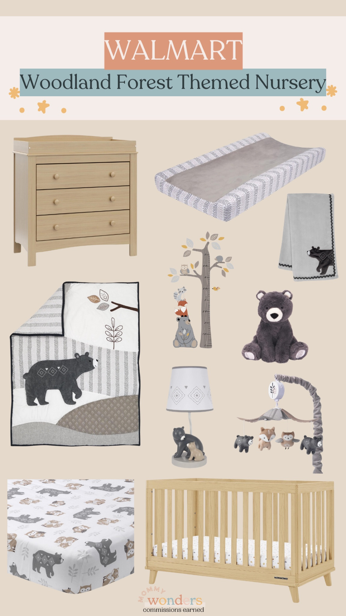 Love this cute & cuddly Woodland Forest themed nursery from Walmart! 

#LTKStyleTip #LTKBaby #LTKHome