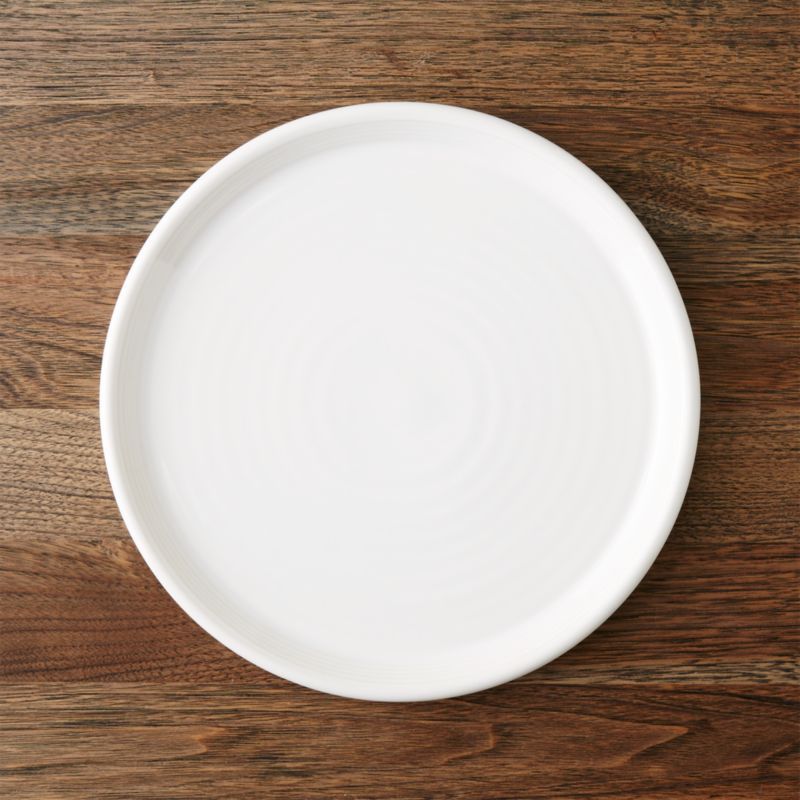 Farmhouse White Dinner Plate + Reviews | Crate and Barrel | Crate & Barrel