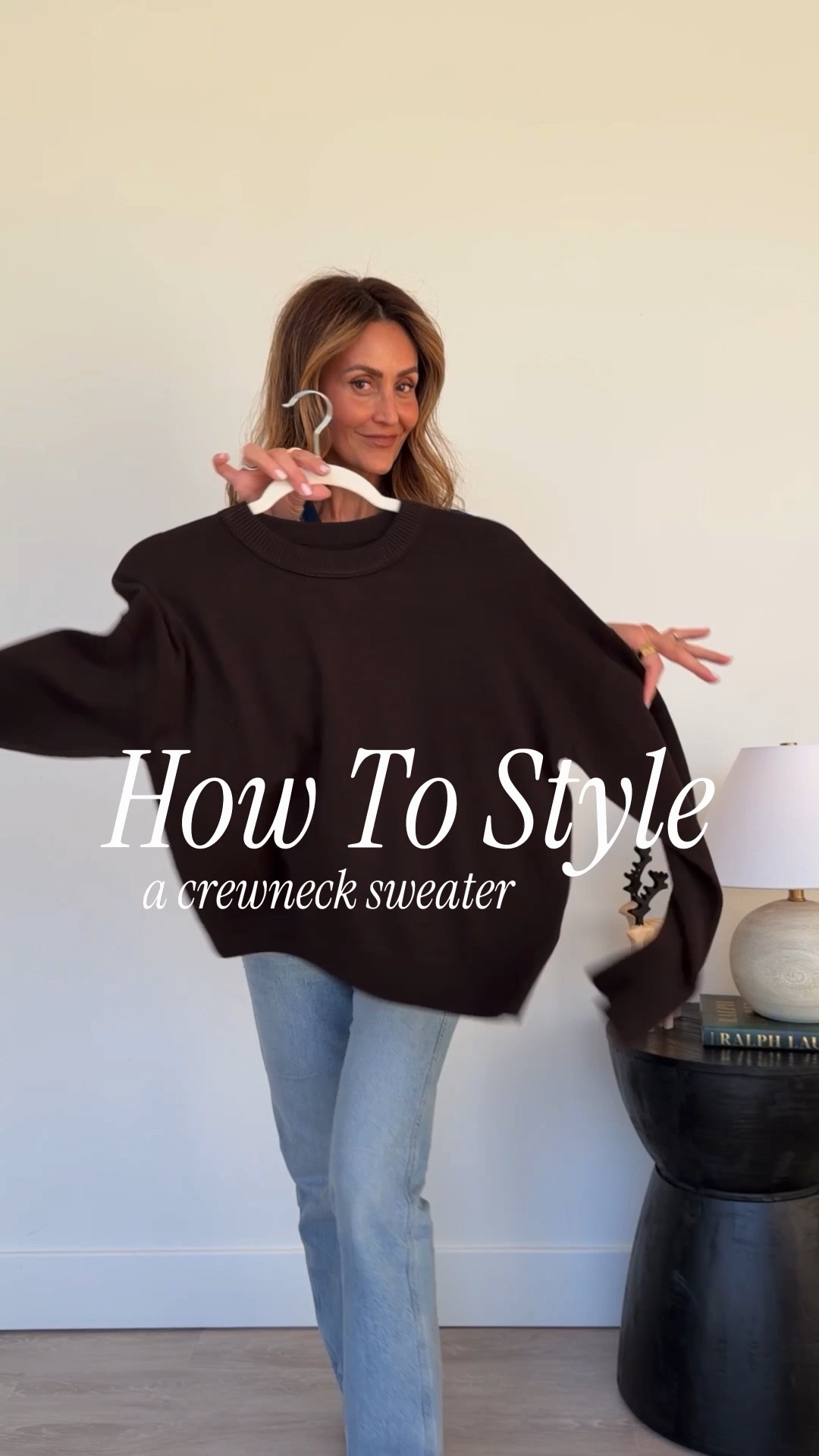 Four ways to style a Crewneck Sweater for fall 🍂 comment SHOP and I’ll send you a DM with the link to shop these outfits + sizing info ✨ 

You need to be following me @karinstylediaries in order to get the links in your messages! 

Crewneck sweater outfit ideas, fall outfits 

#LTKgrwm #LTKHoliday #LTKStyleTip