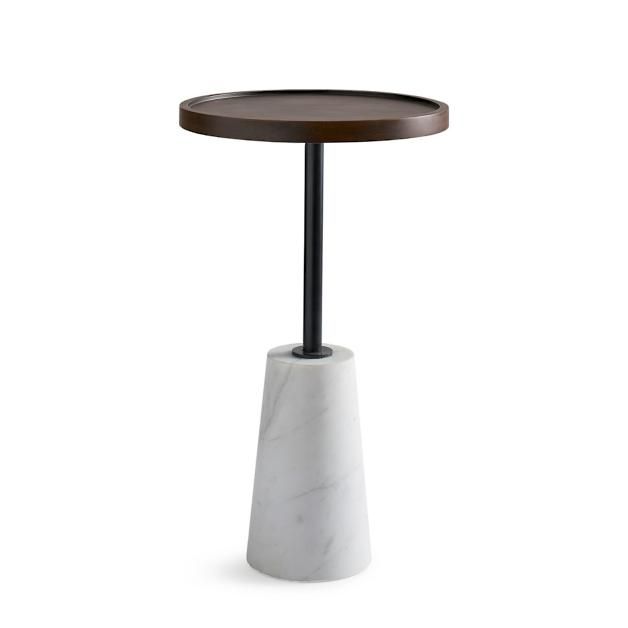 Hollis Marble Side Table | Grandin Road | Grandin Road