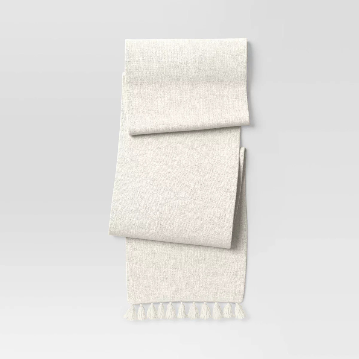 108"x14" Cotton Textured Table Runner - Threshold™ | Target
