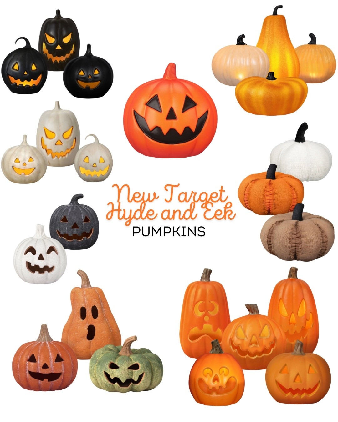 NEW pumpkins of all kinds from @Target Hyde and Eek Boutique! I love the light up terra cotta and the classic lit-up ones! So excited to see what else they release!

#LTKSeasonal #LTKHome