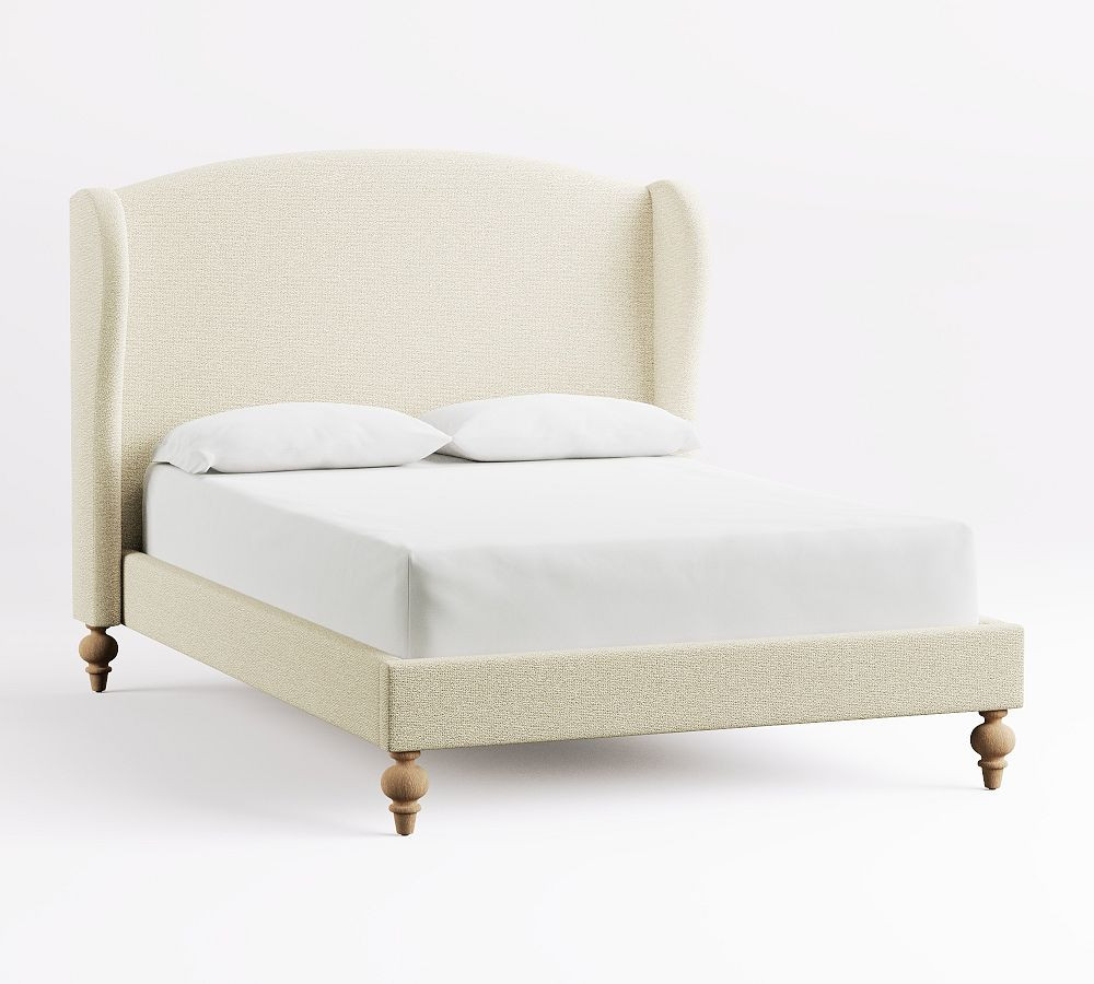 Augusta Upholstered Platform Bed | Pottery Barn (US)