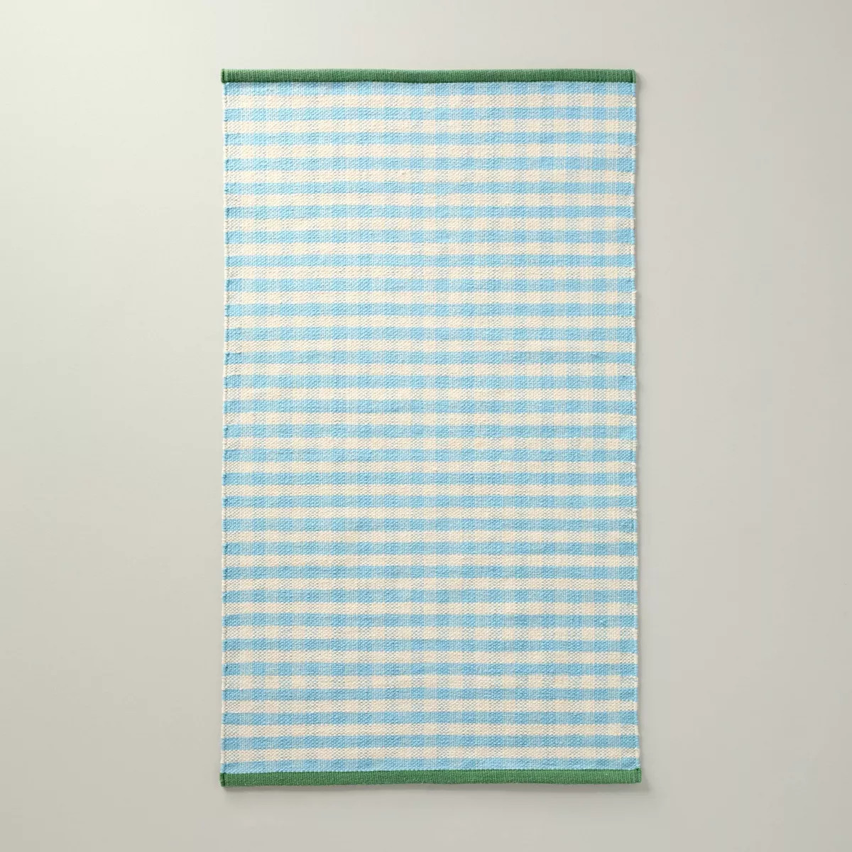 30"x50" Gingham Check Indoor/Outdoor Handmade Accent Rug - Hearth & Hand™ with Magnolia | Target