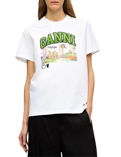 BASIC JERSEY POPPY C RELAXED TSHIRT | David Jones (Australia & New Zealand)