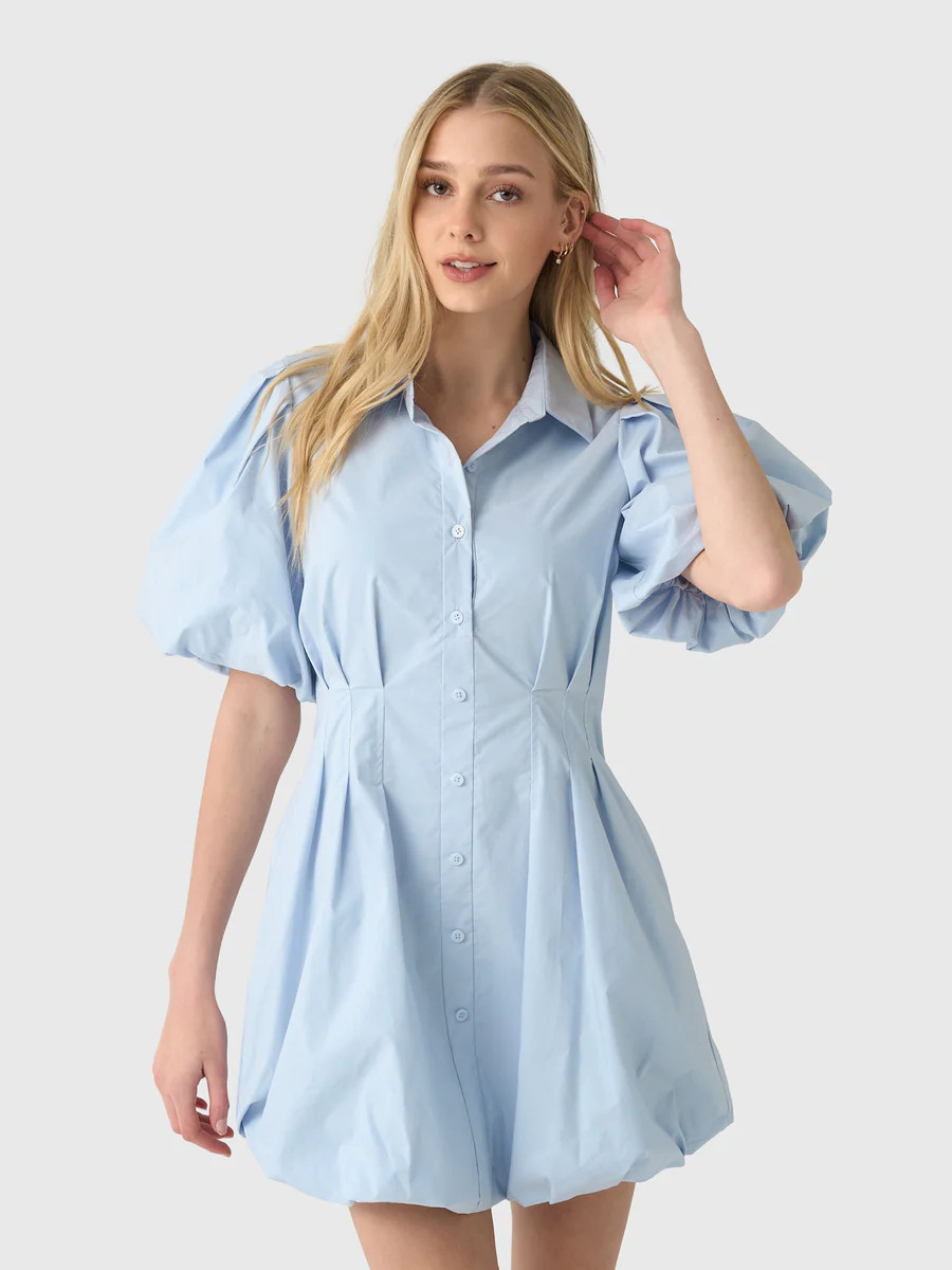 Simkhai Women's Cleo Cotton Mini Dress | Saint Bernard
