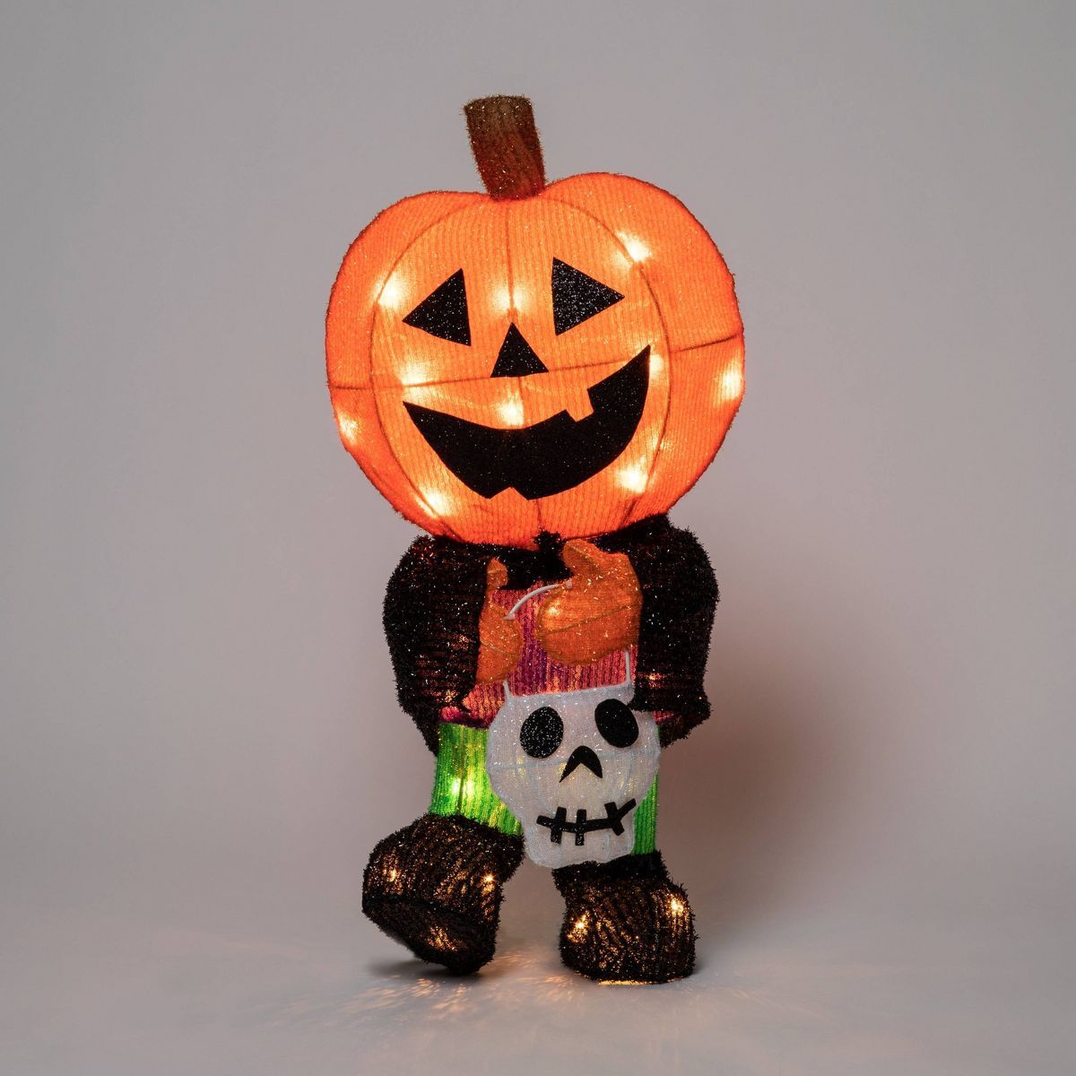 Light Up Pumpkin Trick-or-Treater Halloween Novelty Sculpture Light - Hyde & EEK! Boutique™ | Target