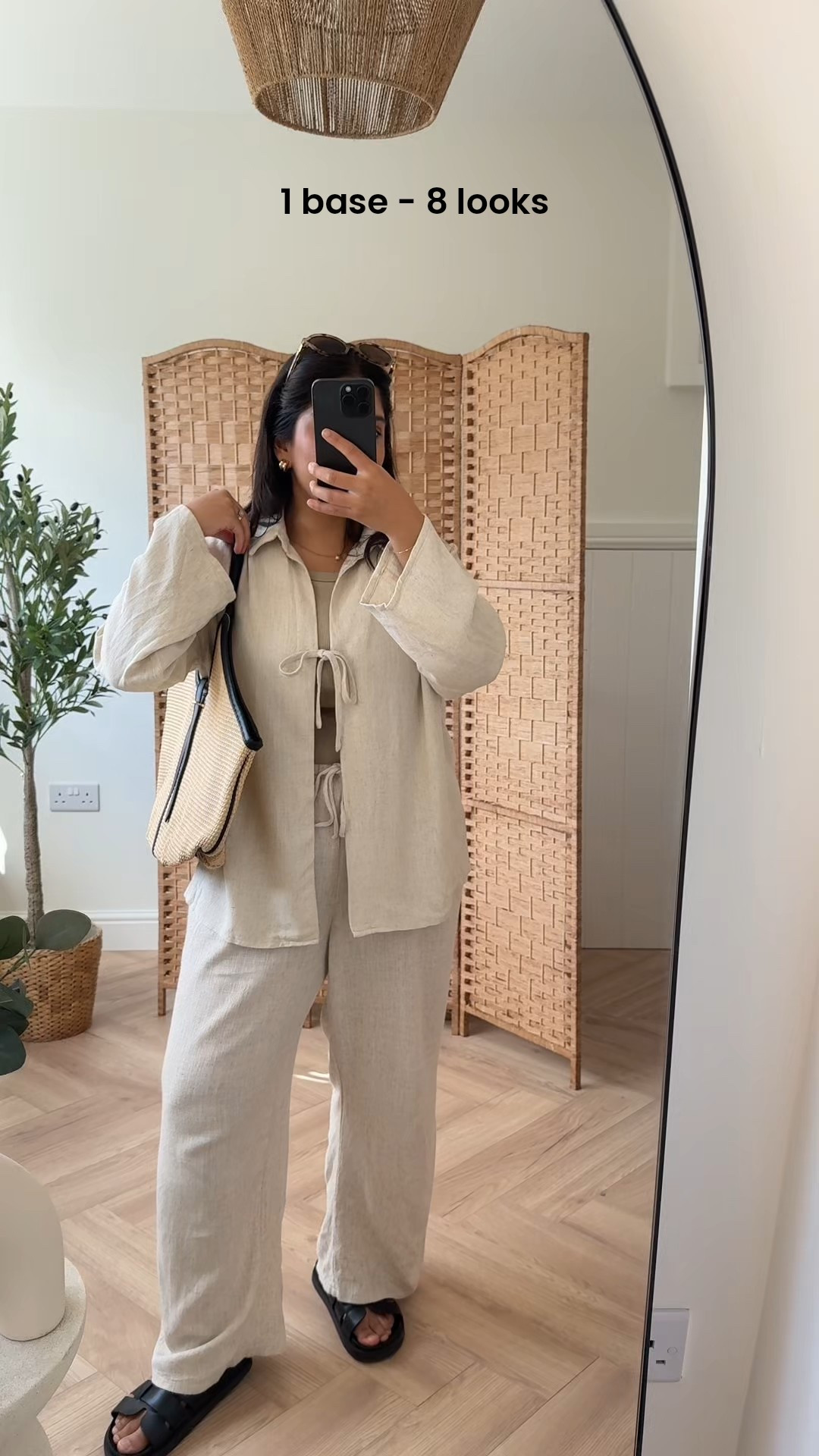 1 base and 8 looks - so easy to put outfits together if you really see what's in your wardrobe 

Trousers I wear 12 for a loose fit and for the vest I wear L 

size S in all the linen shirts 
Size M in the tie top 

#LTKpetite #LTKsummer #LTKmodest