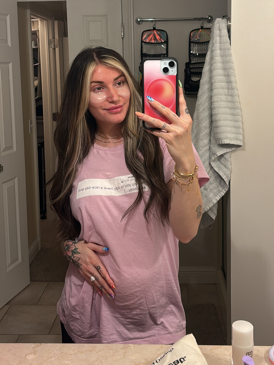 night time faves for momma 🩷 crazy to believe I’m almost 16 weeks! 

#LTKbump #LTKbaby #LTKbeauty