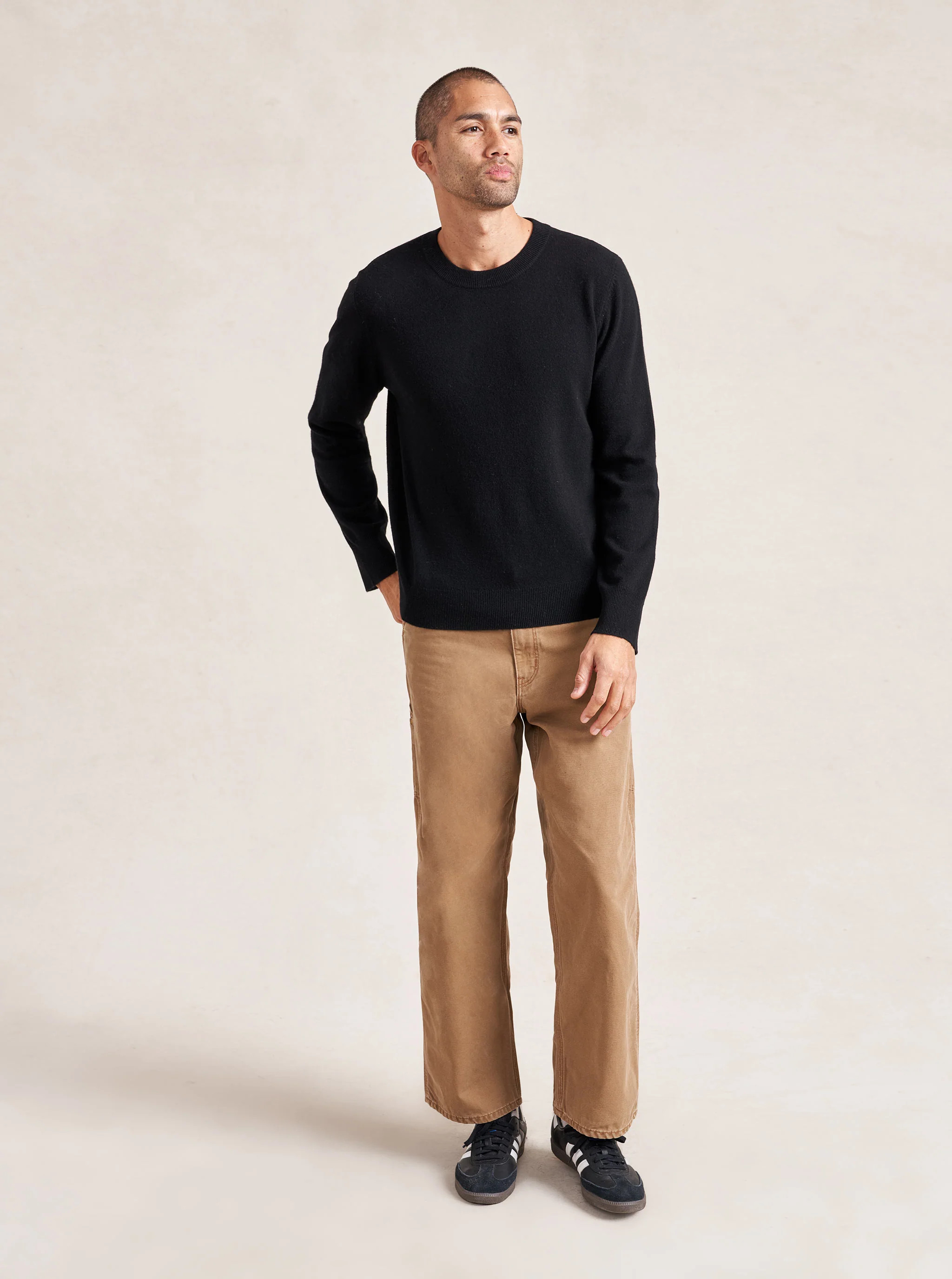 Solid Mr. Lean Lines Sweater | La Ligne