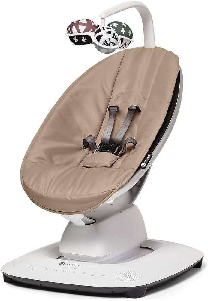 4moms MamaRoo Multi-Motion Baby Swing, Bluetooth Enabled with 5 Unique Motions, Sandstone | Amazon (US)