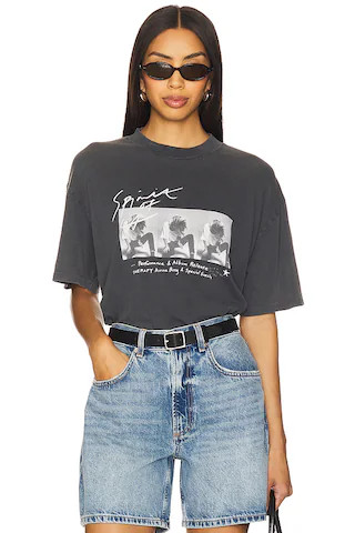 ANINE BING Ashton Concert Tee in Washed Black from Revolve.com | Revolve Clothing (Global)