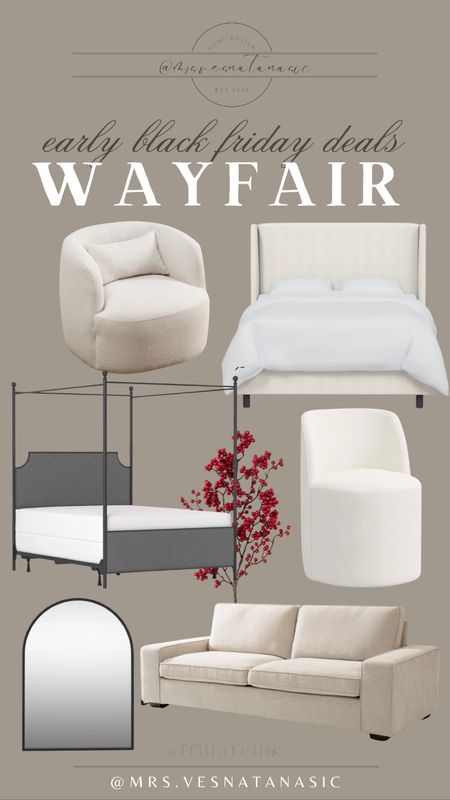 Early Black Friday Deals at Wayfair! My bed is included and so many other pieces! 

Wayfair, Wayfair finds, Wayfair home, upholstered bed, accent chair, sofa, Christmas, Holiday, early Black Friday deals, 

#LTKsalealert #LTKCyberWeek #LTKhome