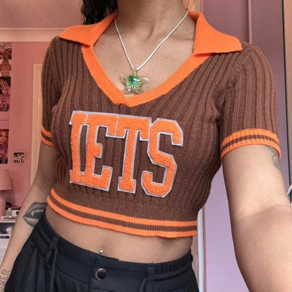URBAN OUTFITTERS iets frans Cropped Top XS | Poshmark