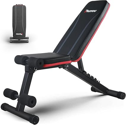 PASYOU Adjustable Weight Bench Full Body Workout Multi-Purpose Foldable Incline Decline Exercise ... | Amazon (US)
