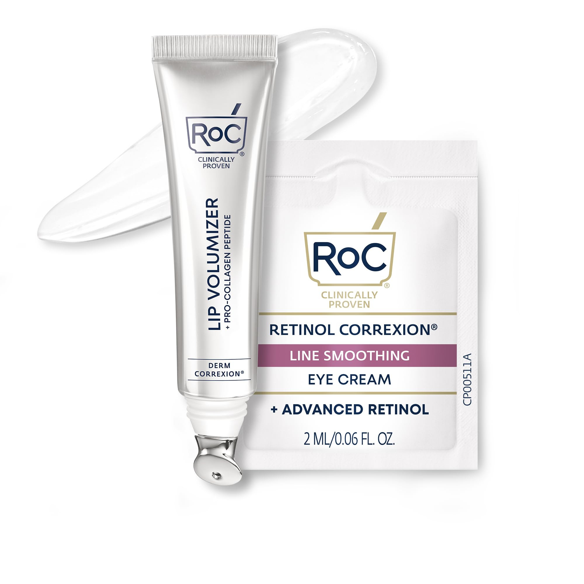 RoC Derm Correxion Lip Volumizer - Lip Plumper Peptide Treatment with Hyaluronic Acid & Vitamin E... | Amazon (US)
