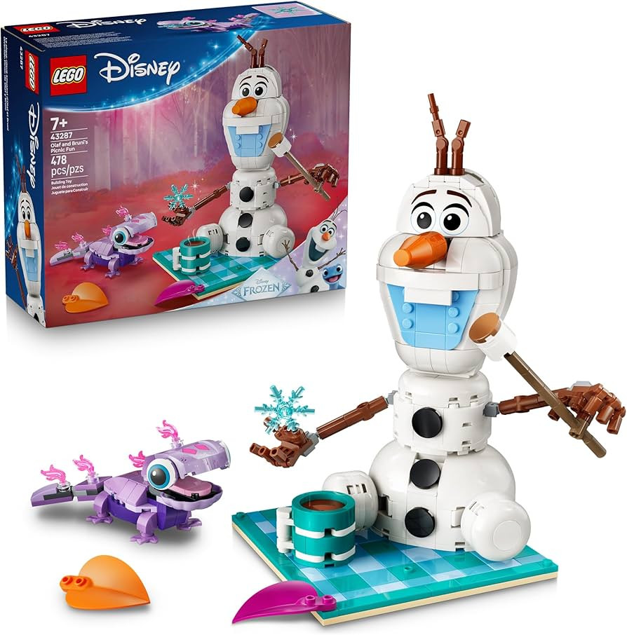 LEGO Disney Frozen Olaf and Bruni’s Picnic Fun Building Toy - Frozen Toys for Girls & Boys, Age... | Amazon (US)