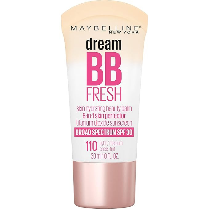Maybelline Dream Fresh Skin Hydrating BB cream, 8-in-1 Skin Perfecting Beauty Balm with Broad Spe... | Amazon (US)