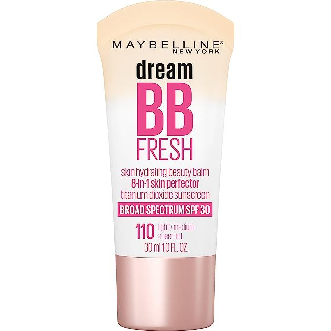 Maybelline Dream Fresh Skin Hydrating BB cream, 8-in-1 Skin Perfecting Beauty Balm with Broad Spe... | Amazon (US)