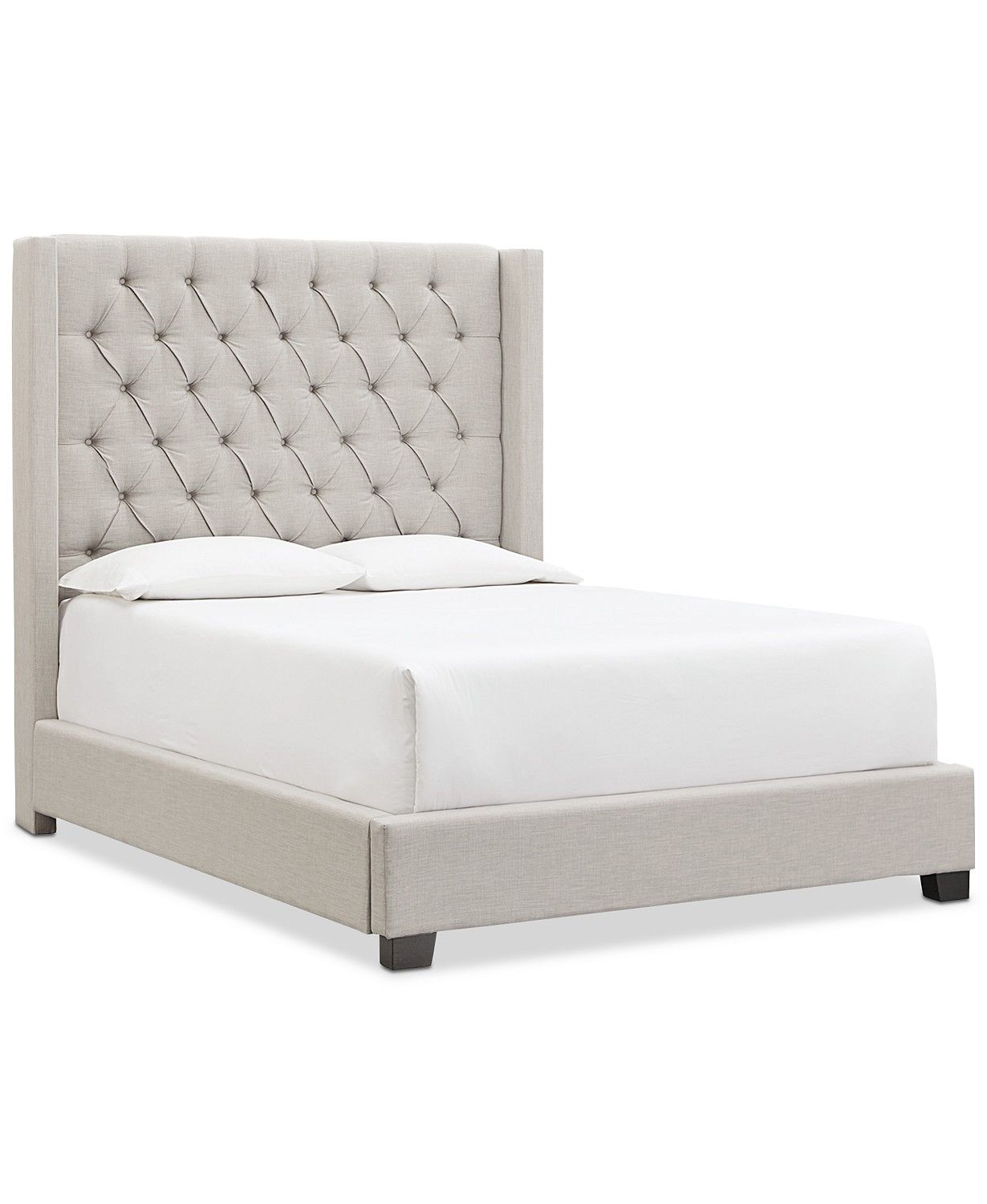 Furniture Monroe II Upholstered King Bed, Created for Macy's & Reviews - Furniture - Macy's | Macys (US)