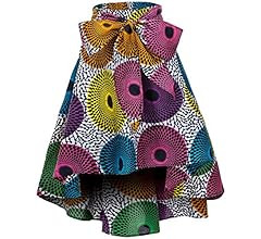 SHENBOLEN Women African Traditional Costume Flower Print Casual Dashiki Skirt | Amazon (US)