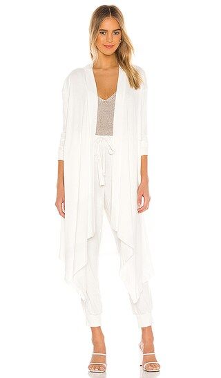 1. STATE Drape Front Cozy Cardigan in Soft Ecru from Revolve.com | Revolve Clothing (Global)