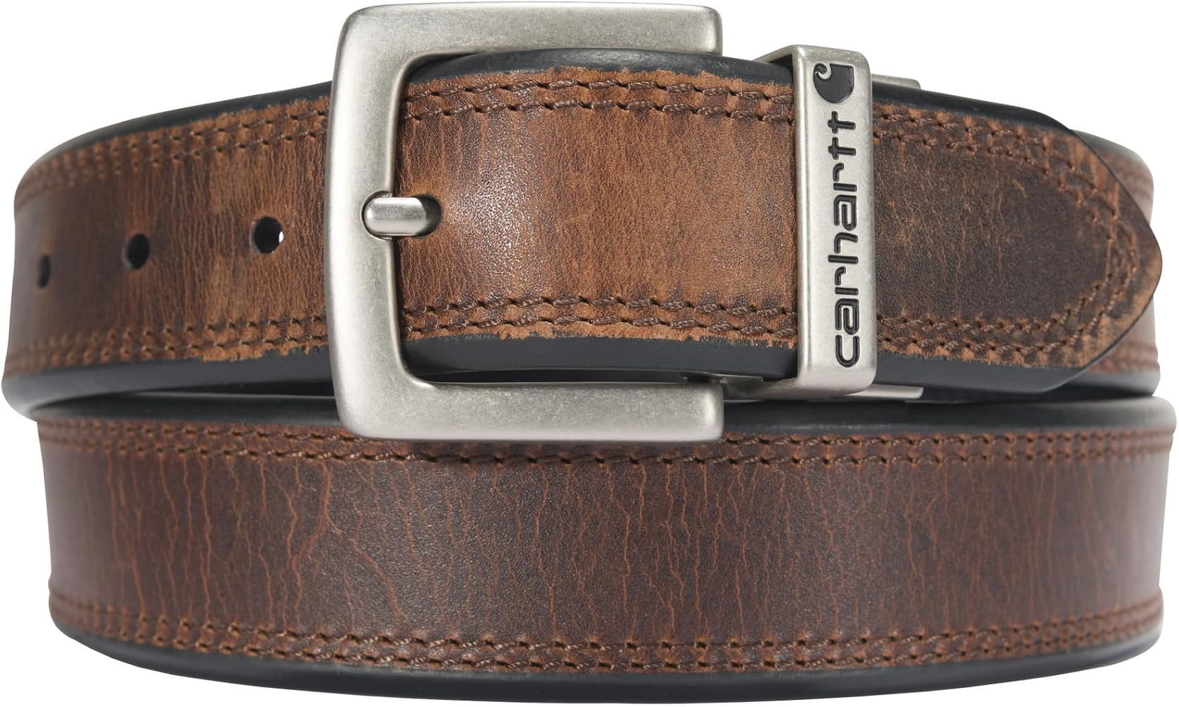 Carhartt Men's Casual Rugged Oil Finish Reversible Belts       
Material: Leather | Amazon (US)