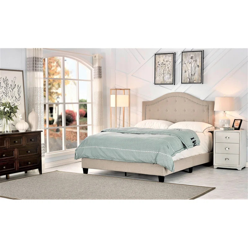 Upholstered Low Profile Standard Bed | Wayfair North America