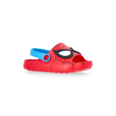 Spider Man Toddler Boys Slide Sandals with Back Strap | Walmart (US)