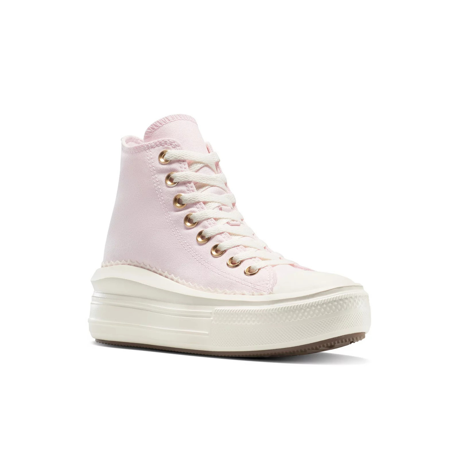 Converse Chuck Taylor All Star Move Frills Women's High-Top Lace-Up Sneakers, Size: 7.5, Pink | Kohl's