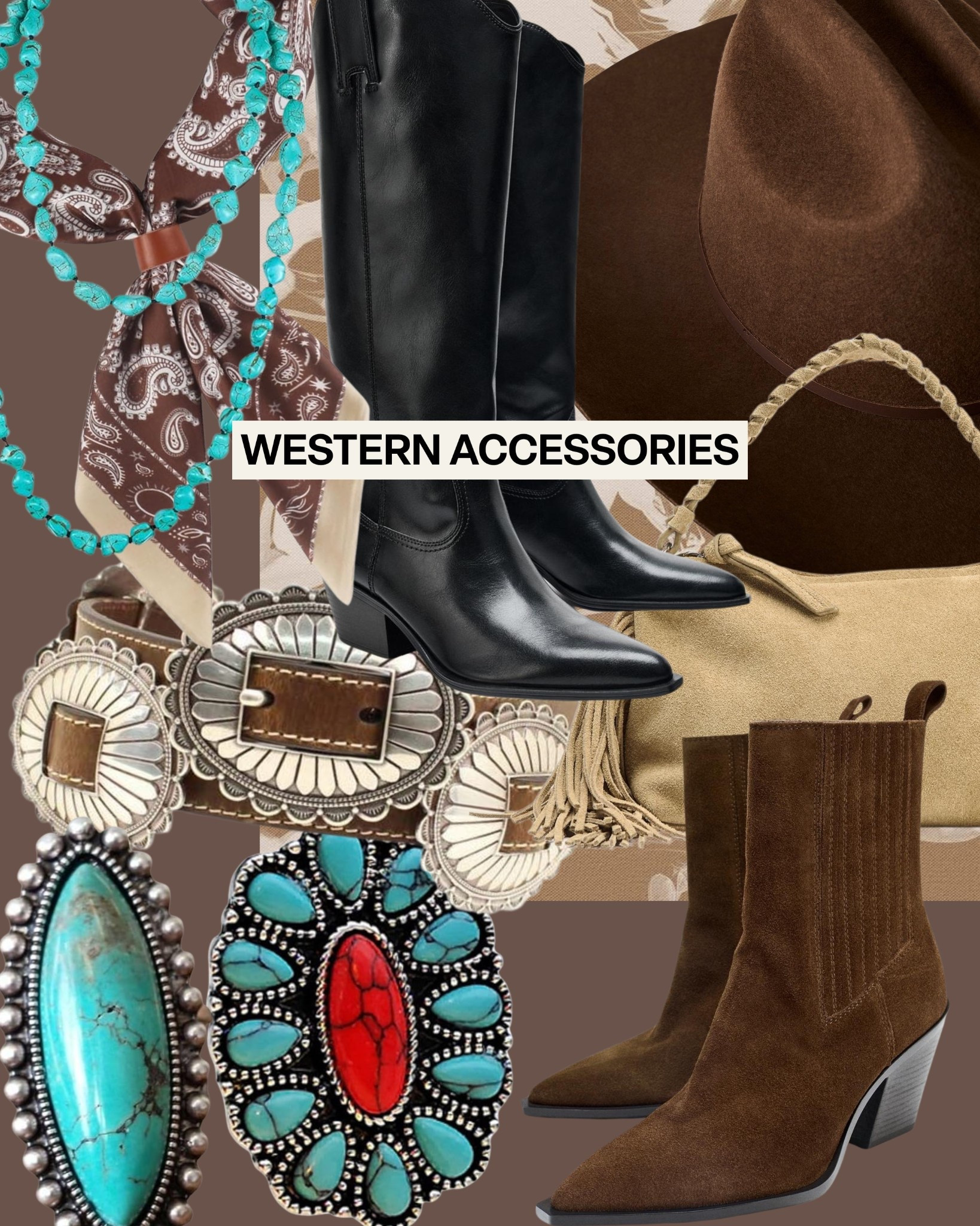 Western Accessories under $150!
#kathleenpost

Western accessories, western chic, turquoise jewelry, cowboy boots, western hat

#LTKSeasonal #LTKStyleTip