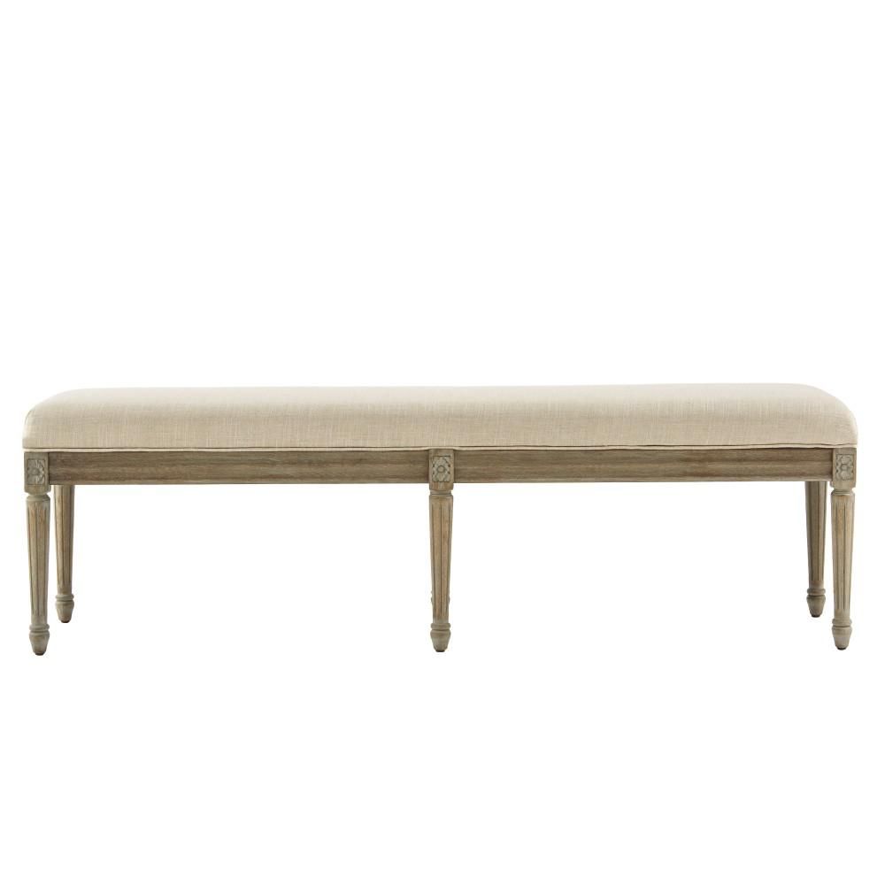 Home Decorators Collection Jacques Antique Brown Bench 9963600350 - The Home Depot | The Home Depot