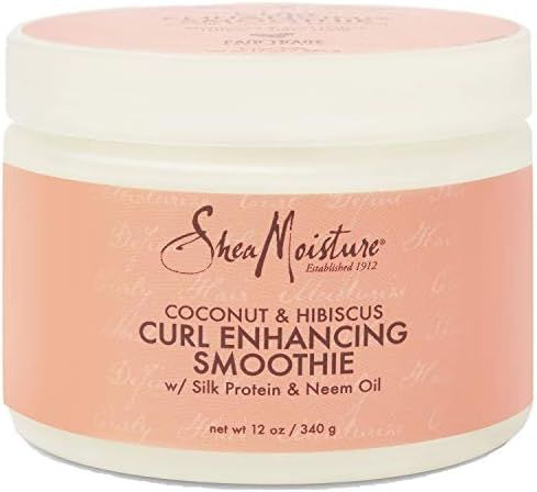 SheaMoisture Smoothie Curl Enhancing Cream for Thick, Curly Hair Coconut and Hibiscus Sulfate Fre... | Amazon (US)