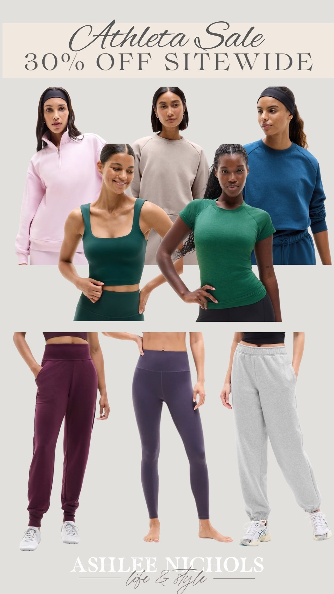 30% off Athleta sitewide!

Athleisure, jogger sweats, pullover sweatshirt, activewear 

#LTKCyberWeek #LTKSaleAlert #LTKActive