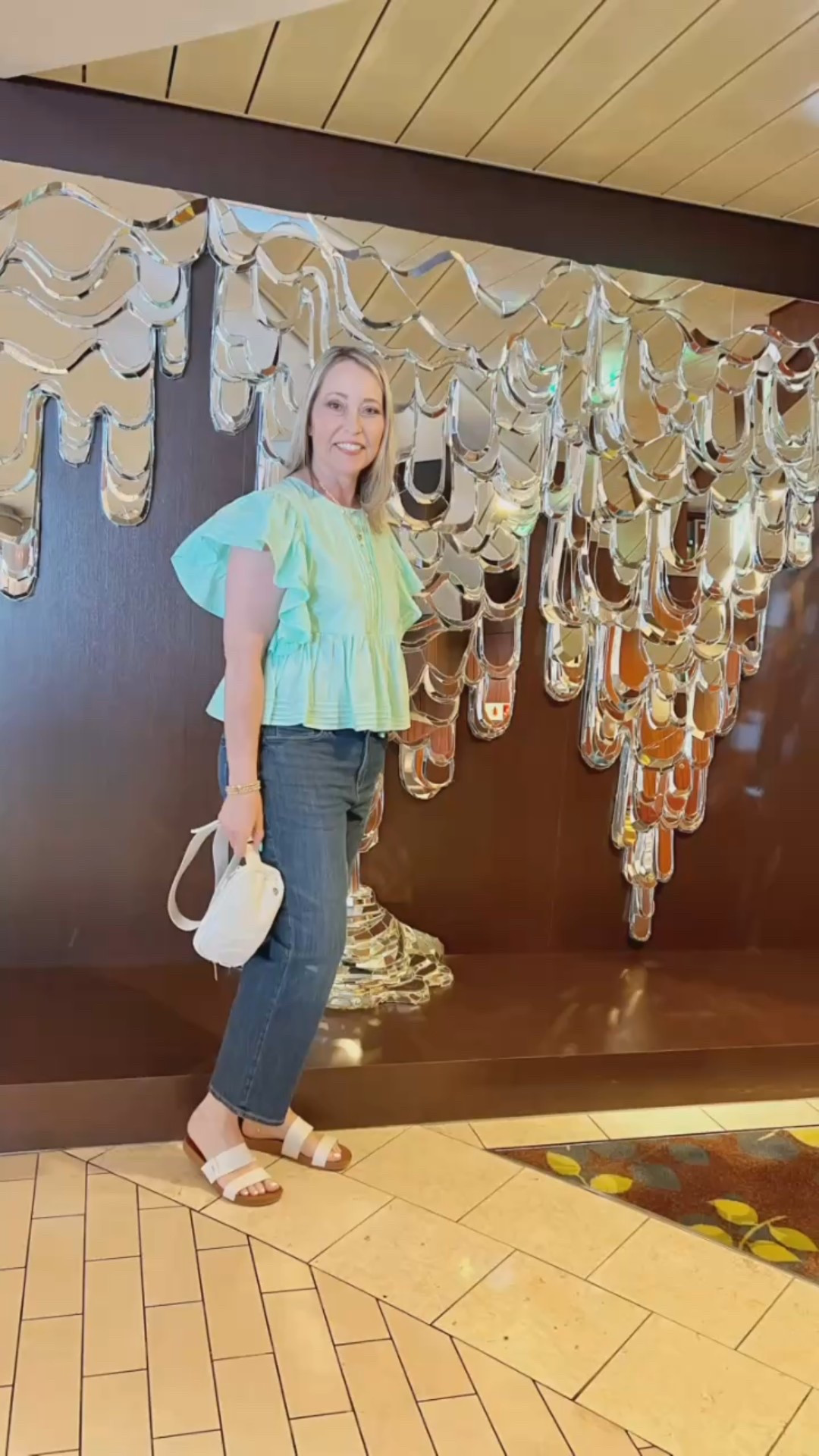 Sweet flutter sleeve breezy top in the most perfect summer mint color!

#LTKSummerEdit #LTKFindsUnder100 #LTKTravel