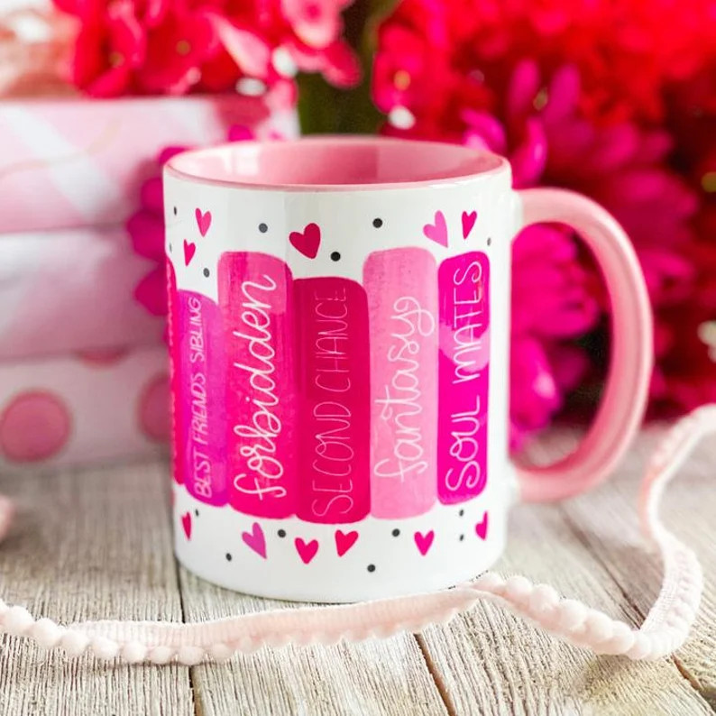 Romance Tropes Ceramic Mug, 11 oz, Bookish Mug, Book Lover Mug, Enemies to Lovers | Etsy (US)