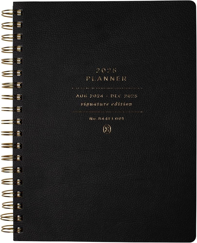 Fringe Studio 2025 Spiral Weekly Planner, Aug 2024 - Dec 2025, 17 Month, Faux Leather Cover, "Sta... | Amazon (US)