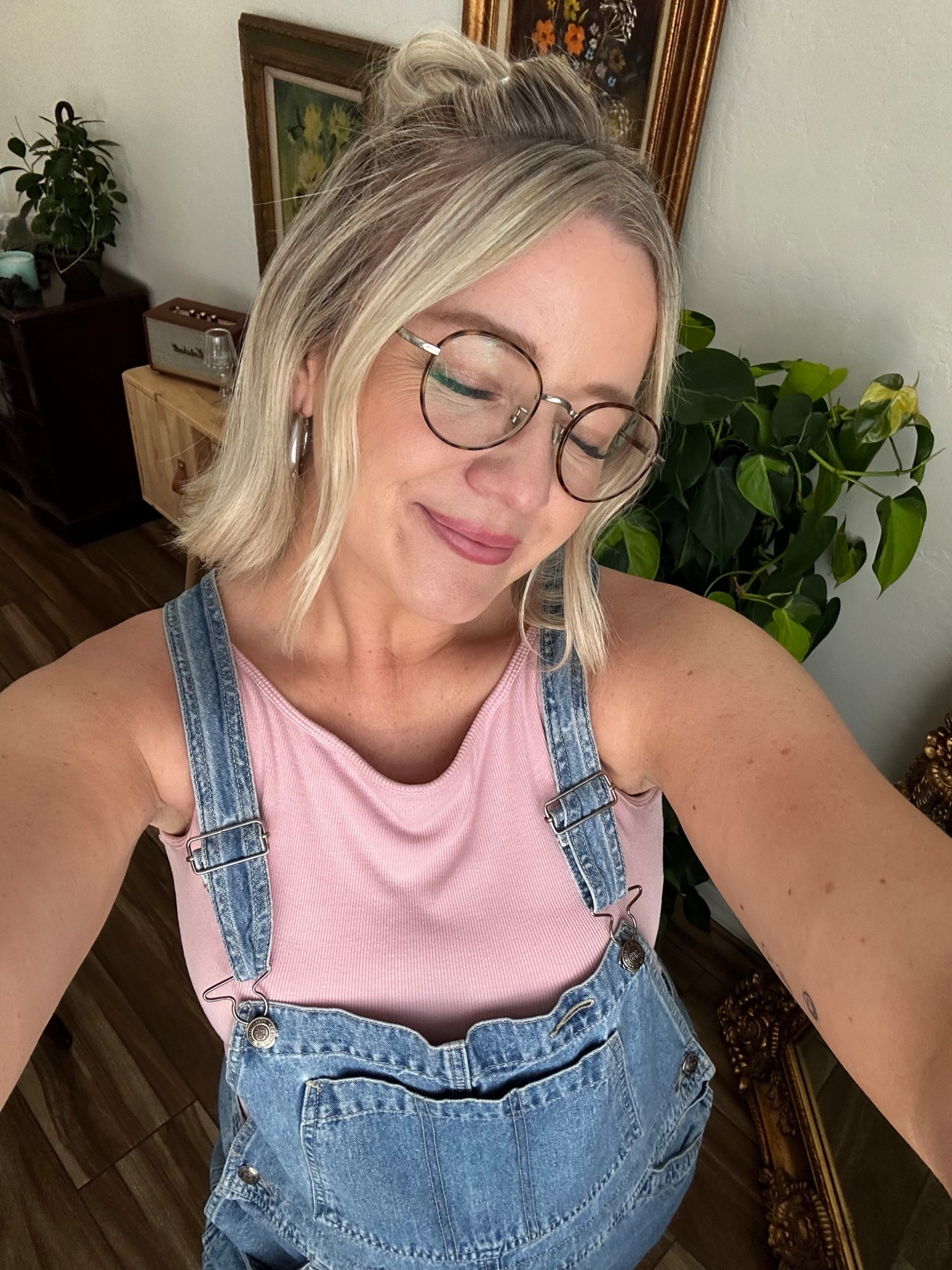 Style inspo: miss honey 🍯  overalls are thrifted but I tried to link similar options! 

#LTKSeasonal #LTKPlusSize #LTKMidsize