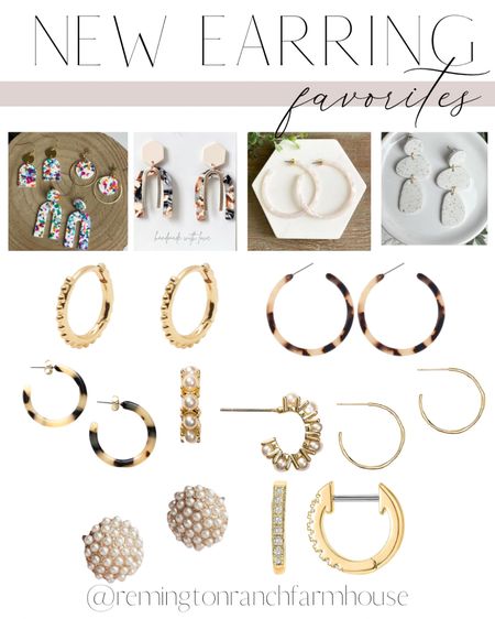 New Earring Favorites - spring earrings - spring accessories - spring jewelry 

#LTKSeasonal #LTKstyletip